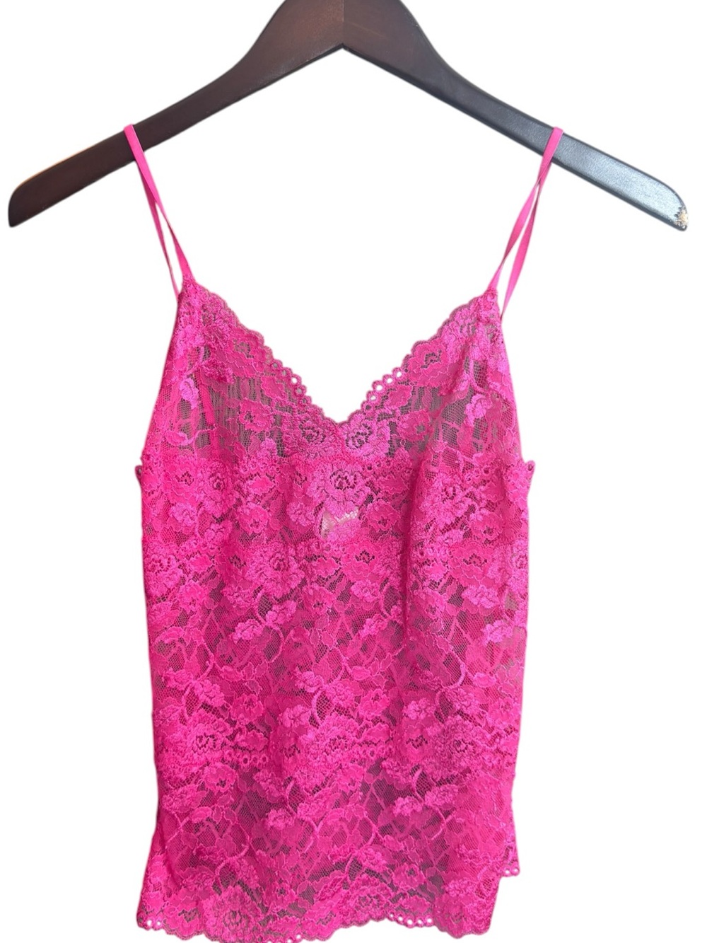 Natori Hot Pink Lace Camisole